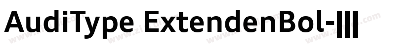 AudiType ExtendenBol字体转换 AudiType ExtendenBol字体转换